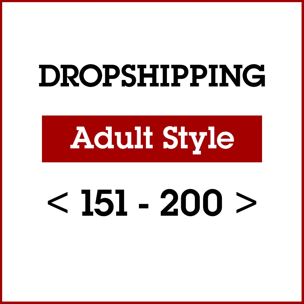 

Us Dropship Link Adult Style 151-Style 200