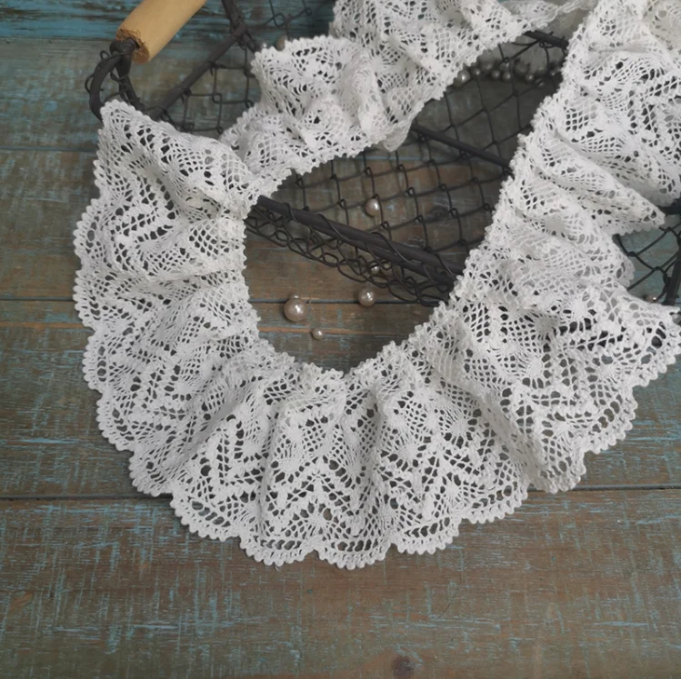 Горячая Распродажа 1 метр Высококачественная хлопковая кружевная ткань цвета