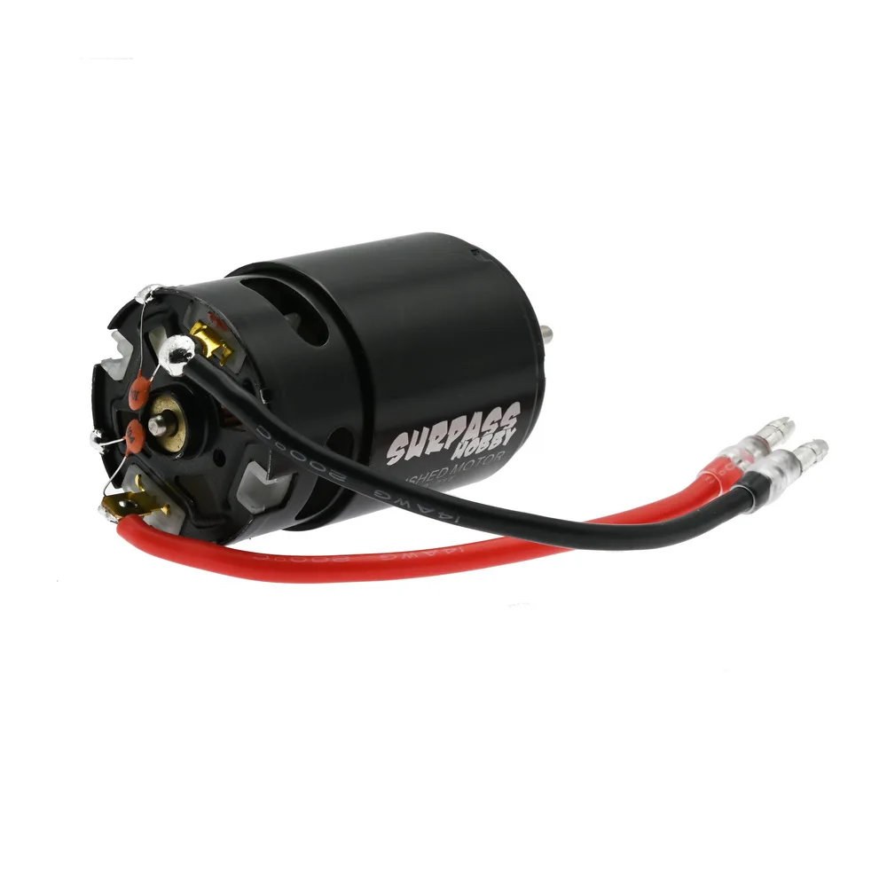 

26A Strong Torque 21T 550 Brushed ESC Motor With Cooling Fan For 1/10 HSP HPI Wltoys Kyosho Traxxas TRX-4 RC Crawler Replacement
