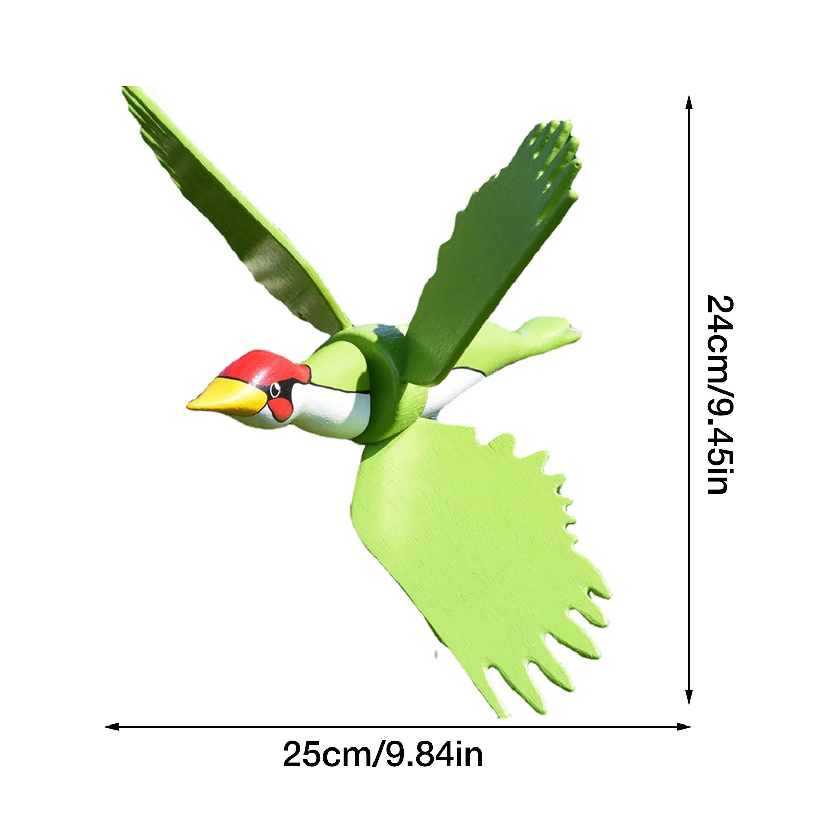 

New Sea Gull Windmill Yard Garden Decorative Whirligig Asuka Windmill Natural Wooden Flying Bird Wind Spinner Lawns Decoration