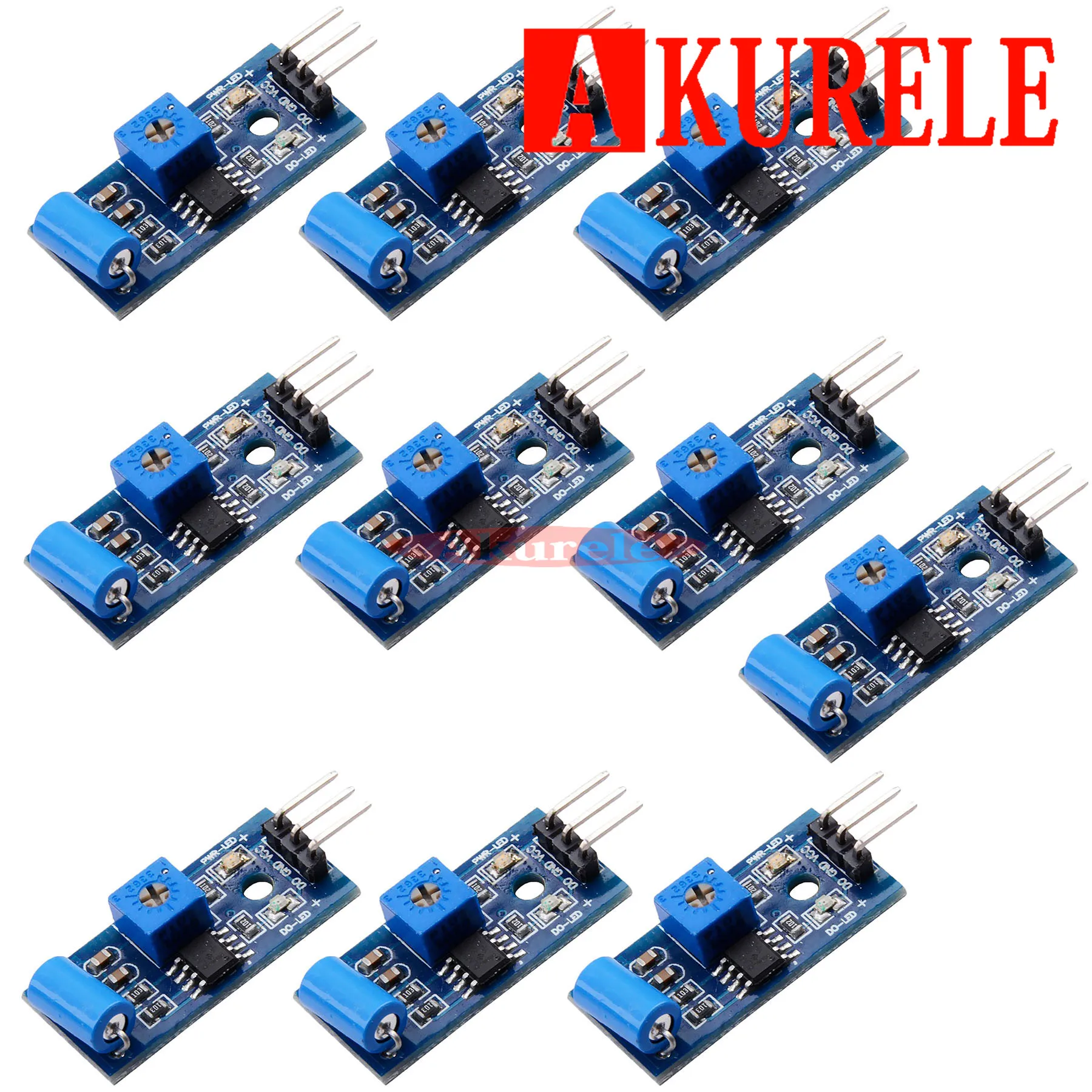 10 шт. нормально закрытый модуль датчика вибрации для робота сигнализации Arduino DIY