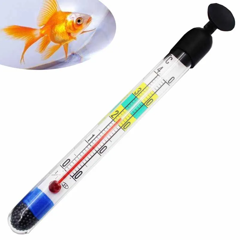 SHINWA пингвин всасываемый тип стеклянный трубчатый термометр 72583 для аквариума