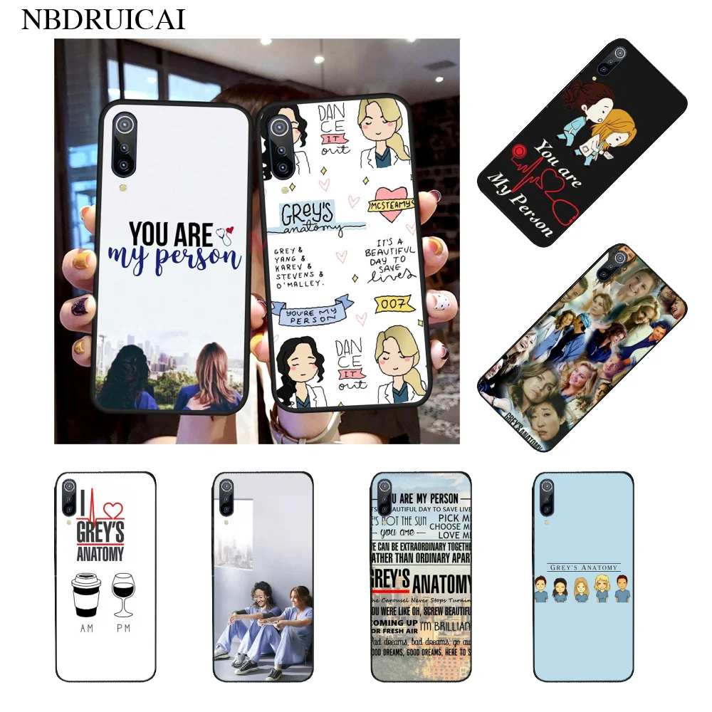 Чехол NBDRUICAI с цитатами анатомии Greys чехол для телефона высокого качества Xiaomi 8 9 se 5X