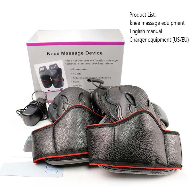Электрический электромассажер для коленей с инфракрасным подогревом