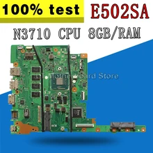 with N3710 CPU 8GB/RAM E502SA E402SA laptop Motherboard For Asus E502S E502SA E402S E402SA  Motherboard