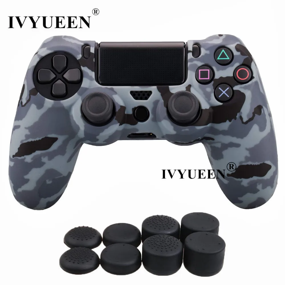 Силиконовый защитный чехол IVYUEEN для sony Dualshock 4 PS4 DS4 Pro Slim с 8 аналоговыми джойстиками