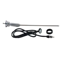 18 5in silver car vehicle roof mounted antenna radio telescopic extended