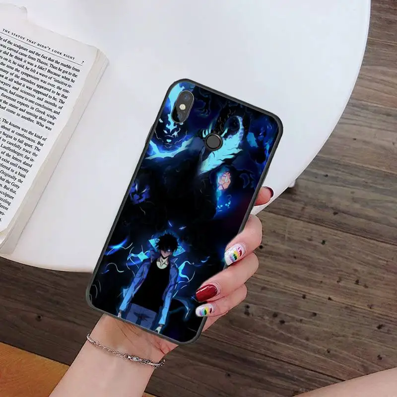 

igris solo leveling Phone Case For Xiaomi Redmi mi note max 3 5 6 8 9 10 t S SE lite pro Soft Silicone mobile bags