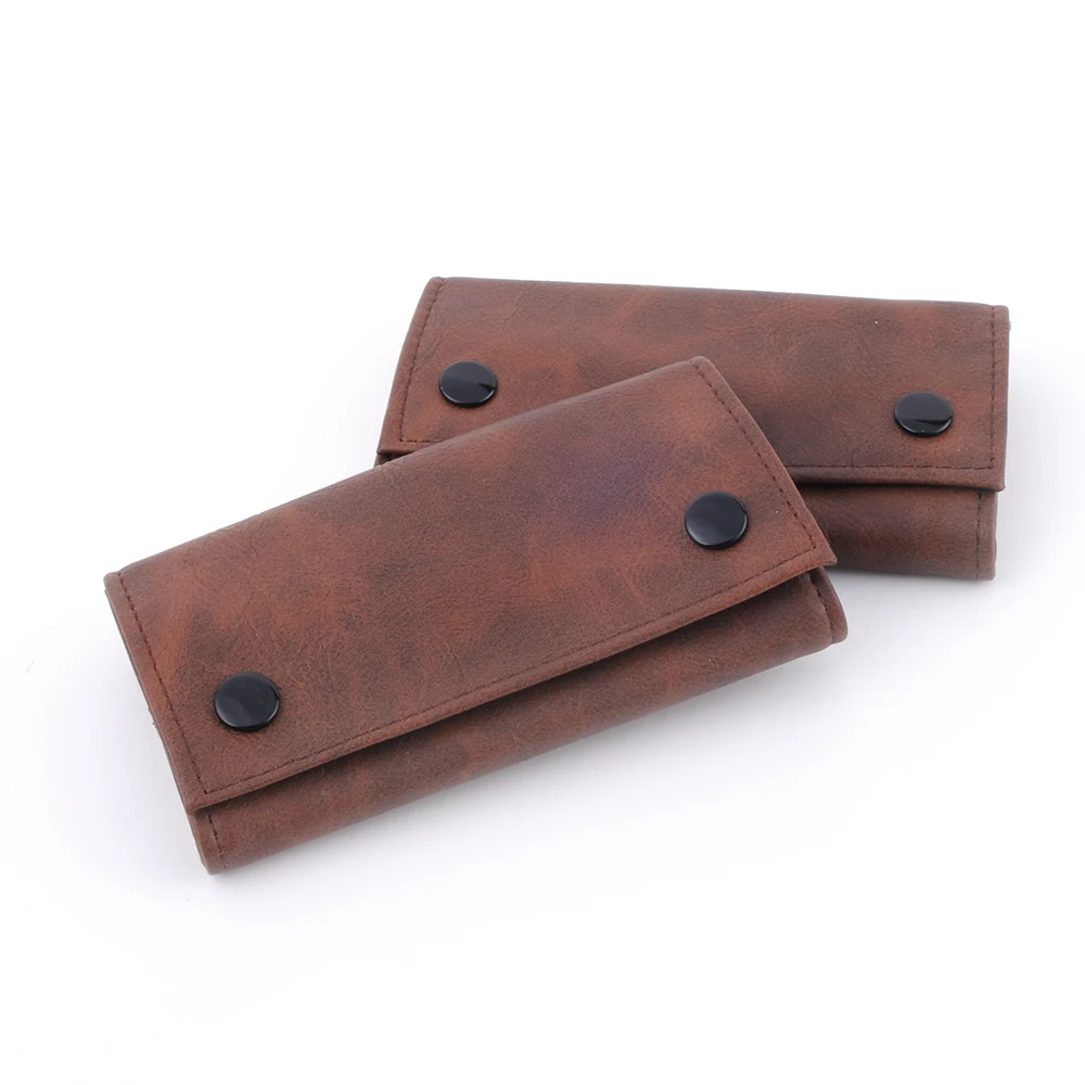 Портативная популярная сумка из искусственной кожи на молнии с пряжкой для