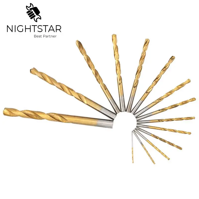 Krachtige 99pcs Twist Drill Bit Set HSS Titanium Coated Tool Woodworking Wood Drilling Tools Power Kit Hole Saw | Инструменты