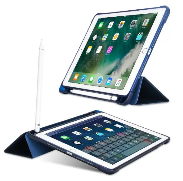 Мягкий силиконовый смарт-чехол с держателем для карандашей Ipad Pro 9 7 Air 2 / Tablet Cover IPad