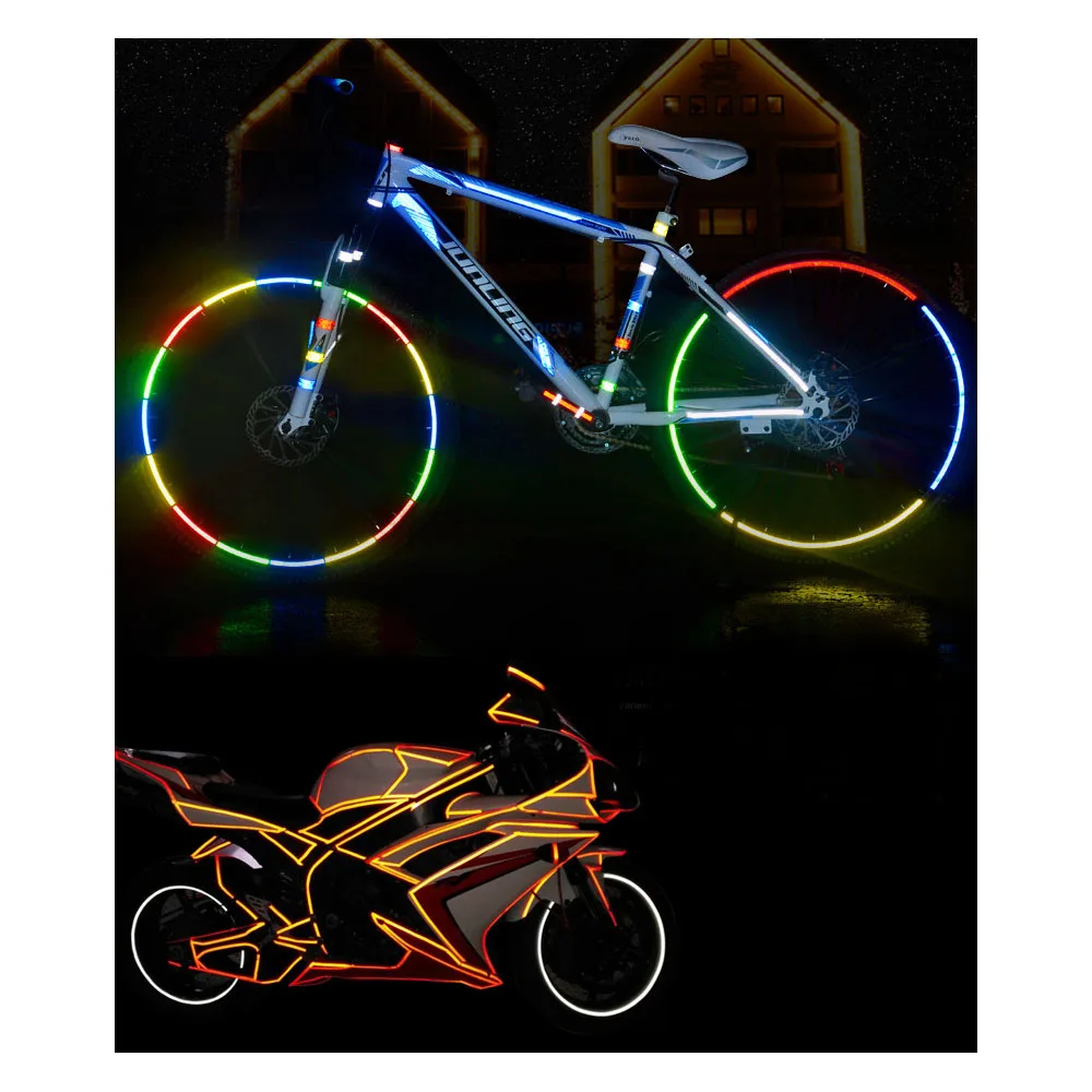 Новое поступление Светоотражающие Стикеры s ночное Безопасность велосипеда