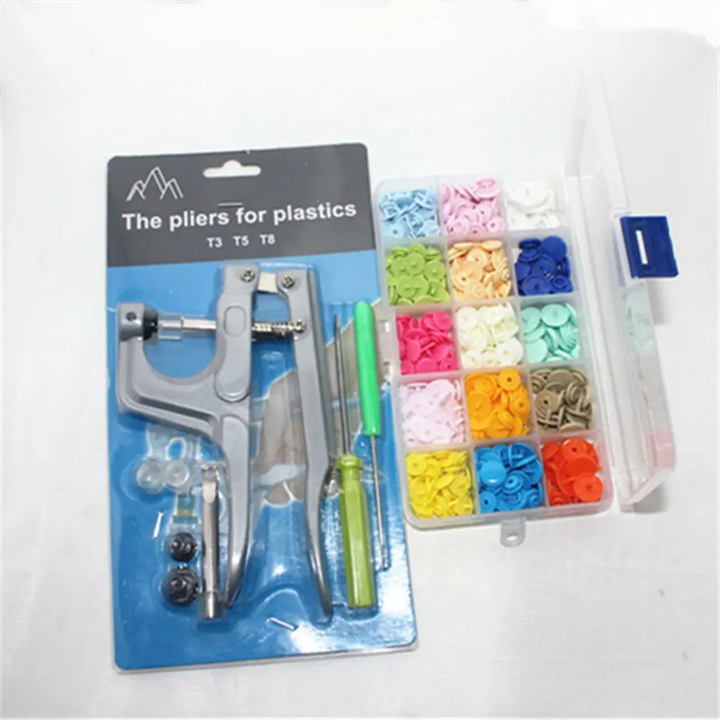 1 комплект металлические плоскогубцы инструменты используемые для T3 T5 T8 Kam кнопки