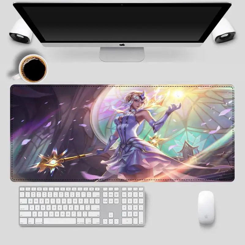 Прочный Коврик для мыши League of Legends Lux ПК геймерский коврик ноутбука Настольный
