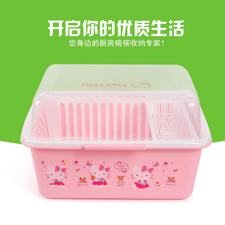 Рисунок Hello kitty кухонные миски и палочки для еды стойка приемная коробка посуда