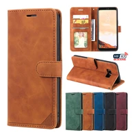 wallet leather anti theft brush case for samsung galaxy a10 a20 a30 a50 a70 a11 a31 a41 a51 a71 a12 a22 a32 a42 a52 a72 5g cover