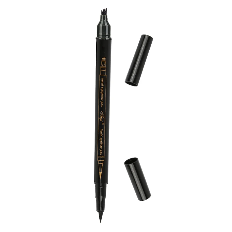 Многоразовая Косметическая подводка для бровей карандаш с 4 головками Ford легко