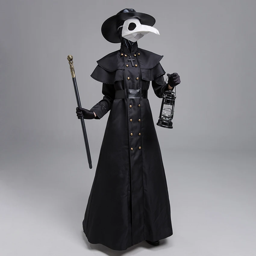 Чумного доктора костюмы на Хэллоуин для женщин Христа ведьмы косплей Женский