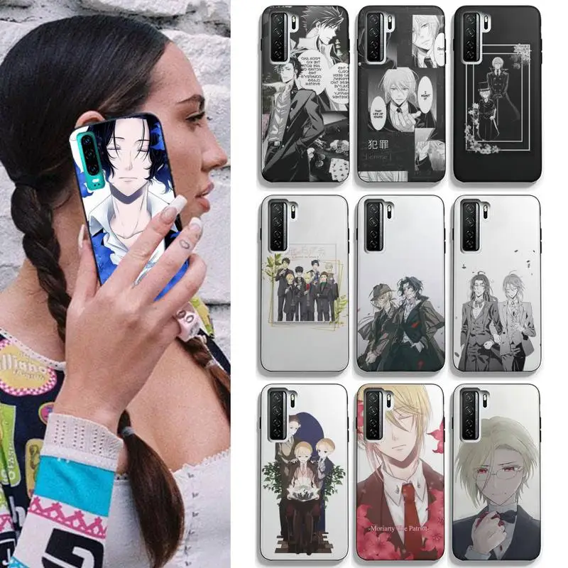 

Moriarty The Patriot Phone Case For Huawei P30 Pro Lite P Smart 2020 P40 Pro Nova 5i 6SE P20 Lite Black Cover