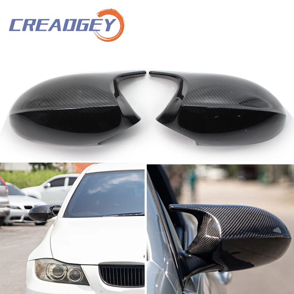 Колпачки для зеркал заднего вида BMW 1 3 серии E81 E82 E87 E88 E90 E91 E92 E93 черная глянцевая