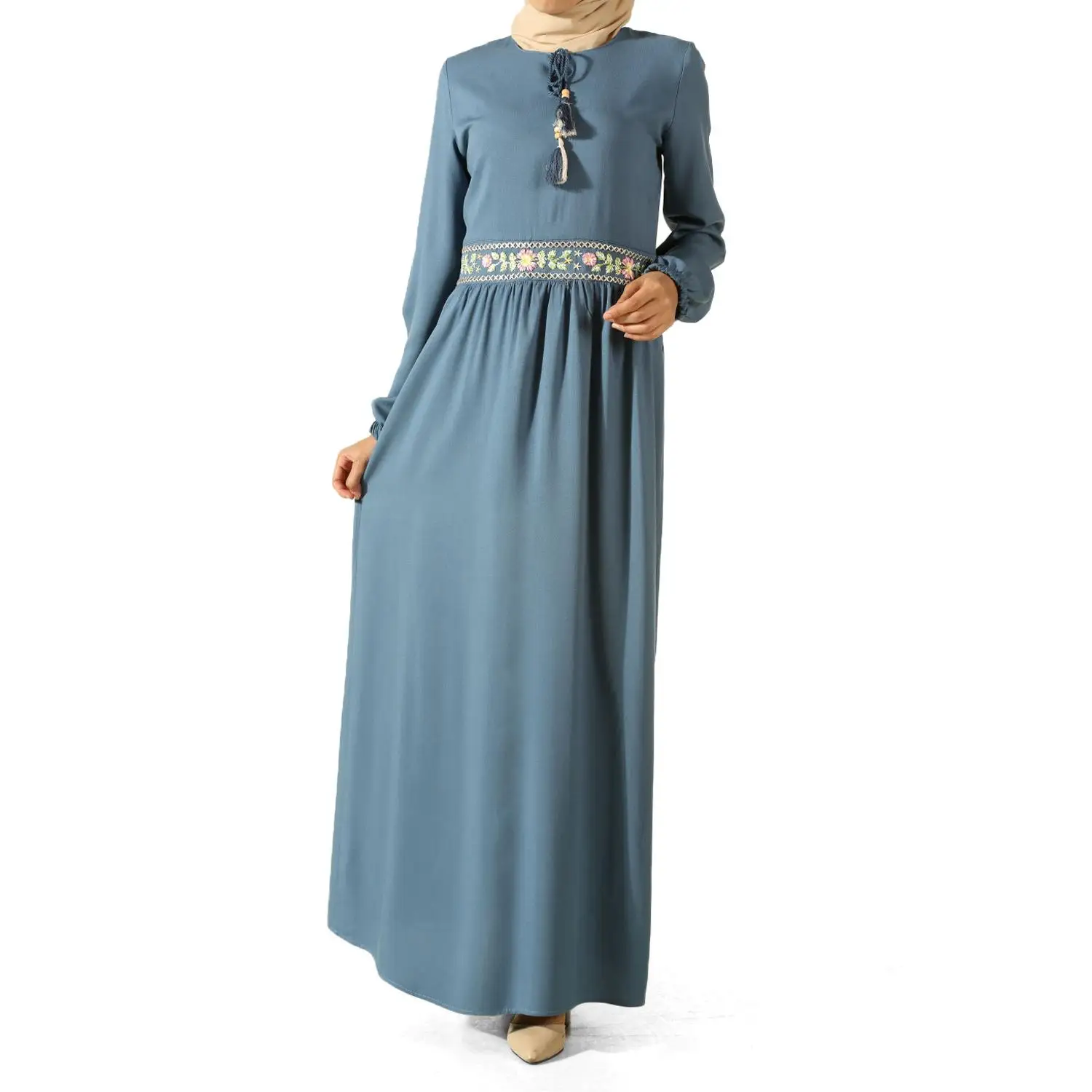 Платье с вышивкой|Мусульманская одежда| |