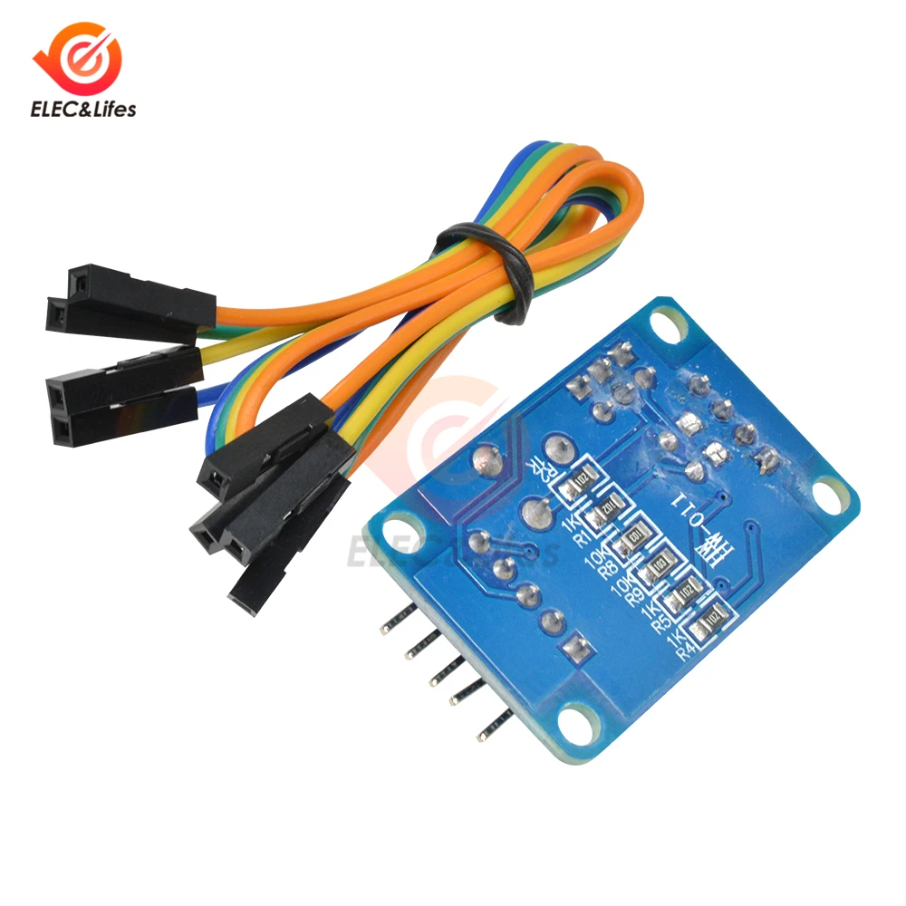 PCF8591T PCF8591 I2C AD/DA модуль преобразователя с кабелем DuPont цифровой преобразования