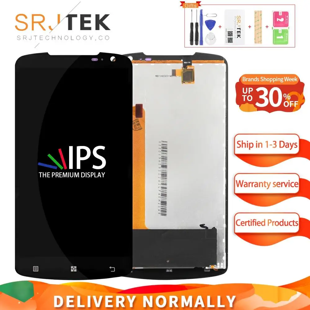 Srjtek для Lenovo S920 ЖК-матричный сенсорный экран дигитайзер в сборе запасные части 5 3