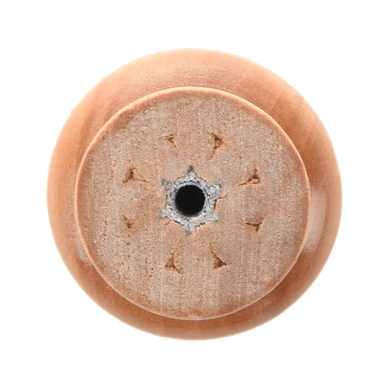 4 Pcs Cabinet Drawer 1.3&quot Diameter Round Wooden Pull Knobs Handles | Обустройство дома