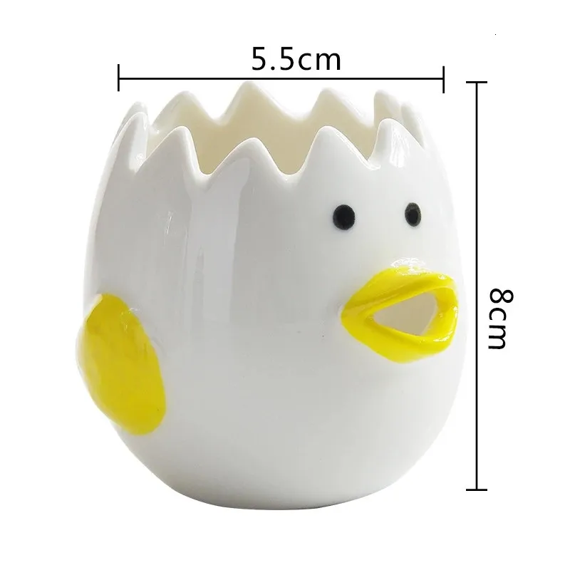 

Creative Ceramic Egg Dividers Egg Yolk White Separator Tools Kitchen Gadgets Baking Tool Home Kitchen Use Dropshipping