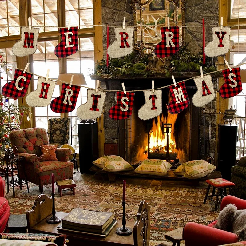 1 8 м баннер рождественские украшения для дома с новым годом 2021 Рождественское