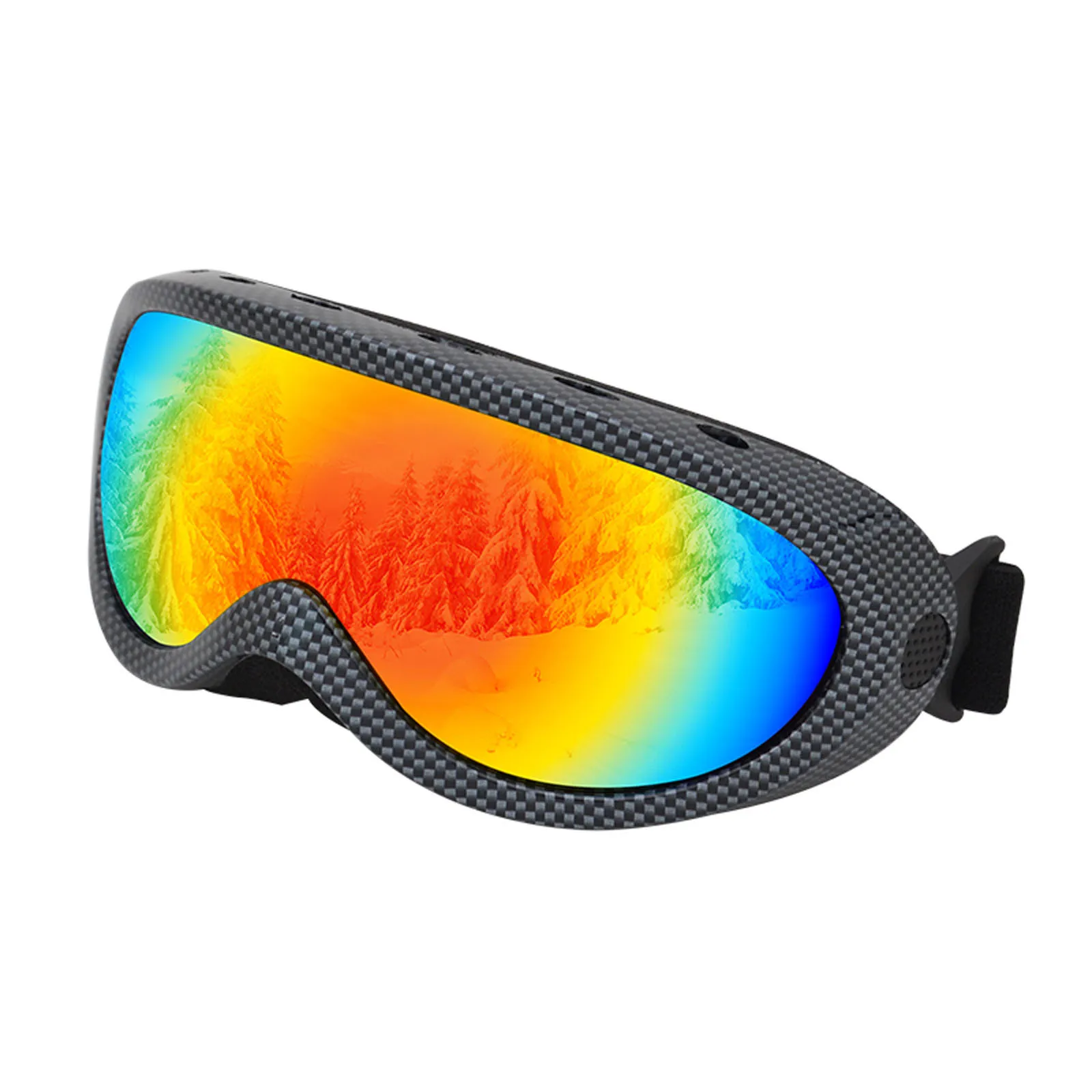 

2021 Ski Snowboard Goggles Mountain Skiing Eyewear Snowmobile Winter Sports Goggles Color Single-layer Outdoor Goggles