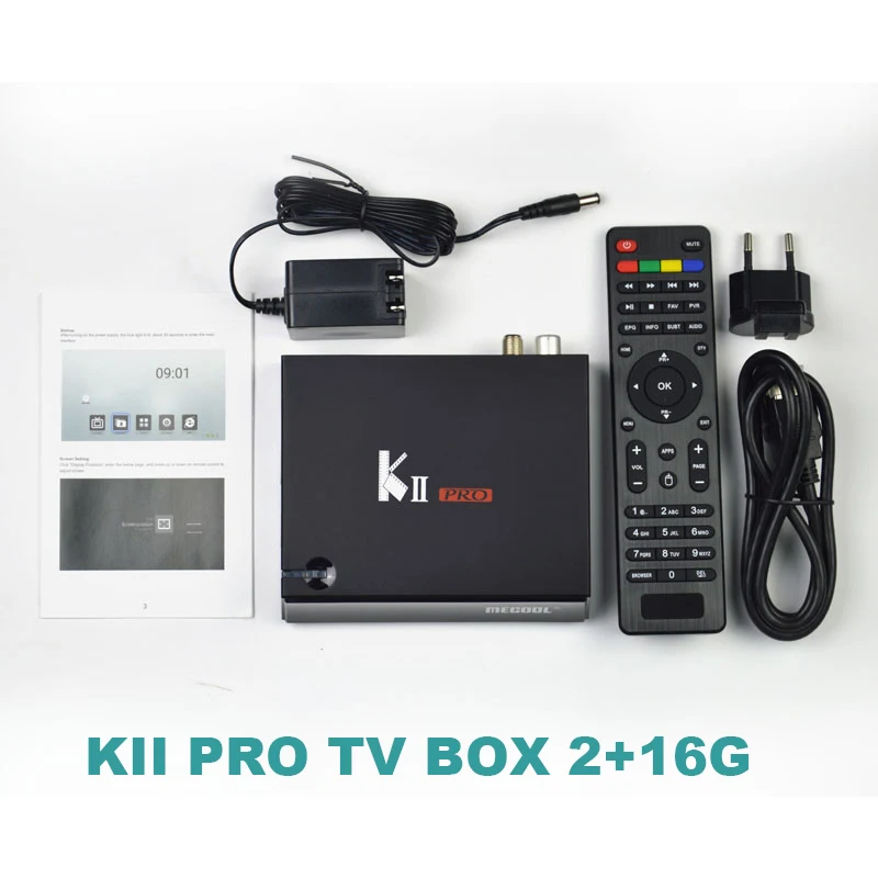 KII PRO TV BOX Mecool KIII PRO KI PRO KII PRO Tvbox 3g+ 16G 4K Wifi Tv box Android7.1 Blutooth/USB/TF 1000M LAN HDMI телеприставка медиаплеер - Цвет: KII PRO TV BOX