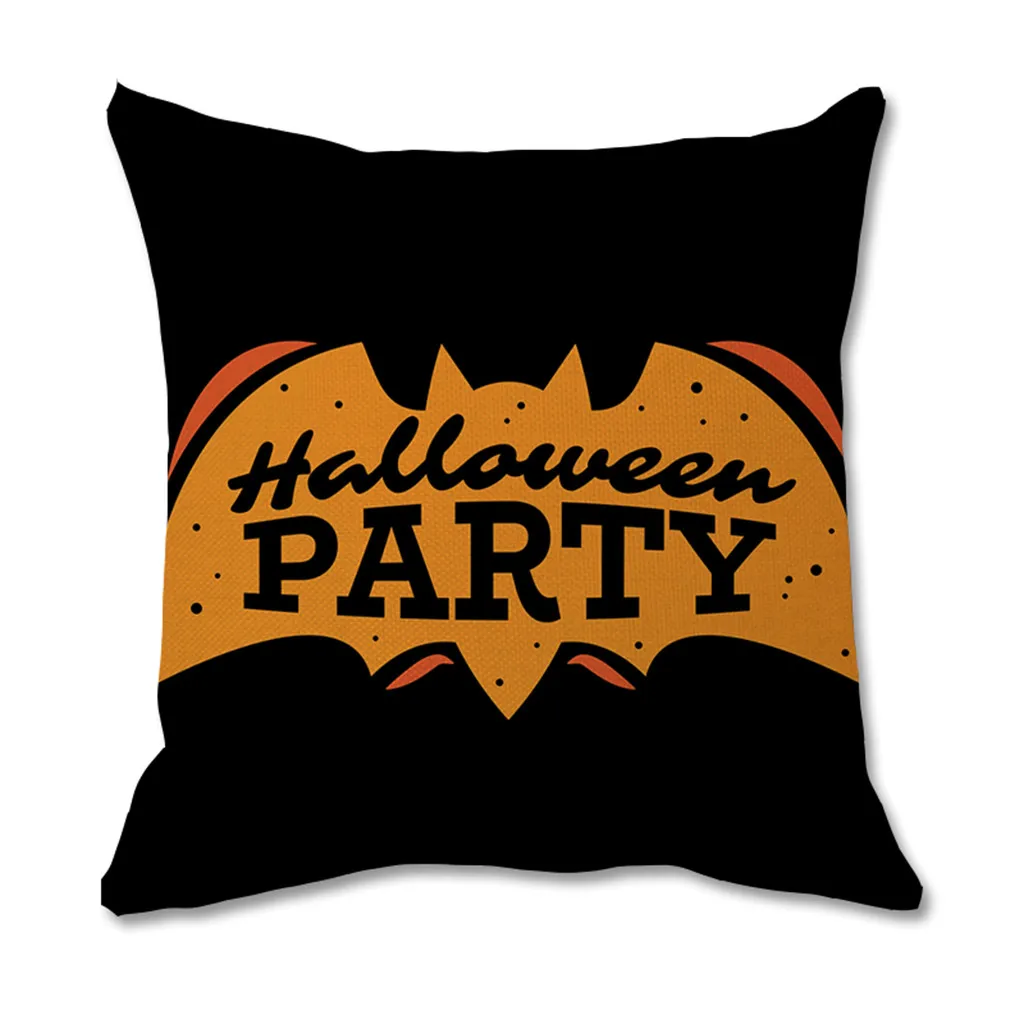 Декоративные наволочки для подушек на Хэллоуин 45x45 см льняные дивана домашний