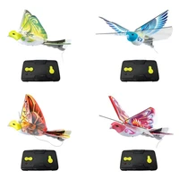 2 4g electric eagle remote control bionic bird flying wing flapping simulation bird toy gift for children kids