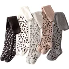 Детские леопардовые колготки; Хлопковые трикотажные колготки для маленьких девочек; Детское нижнее белье; Чулки