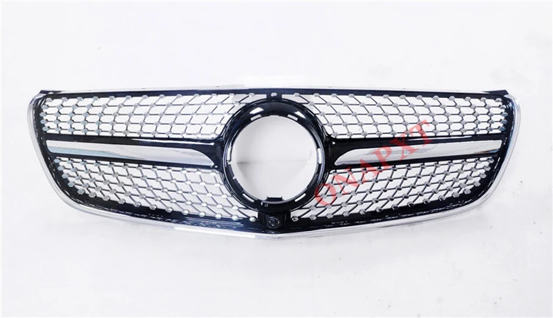 

Plastic Front Bumper Grill Mesh Racing Middle Grill Center For Diamond Center Vertical Bar 2021 For Mercedes-Benz Vito W447