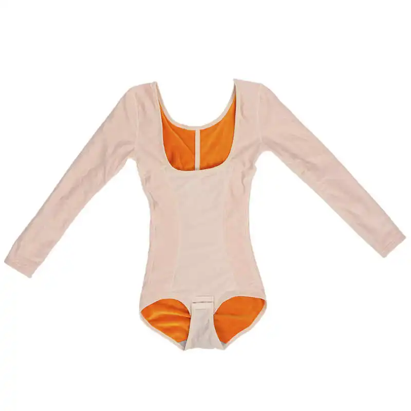 

Shapewear Breathable Body Shaper Warm Keeping Row Buckle Buttocks Lifting Simple Elegant for Home Daily Use for Lady for Body