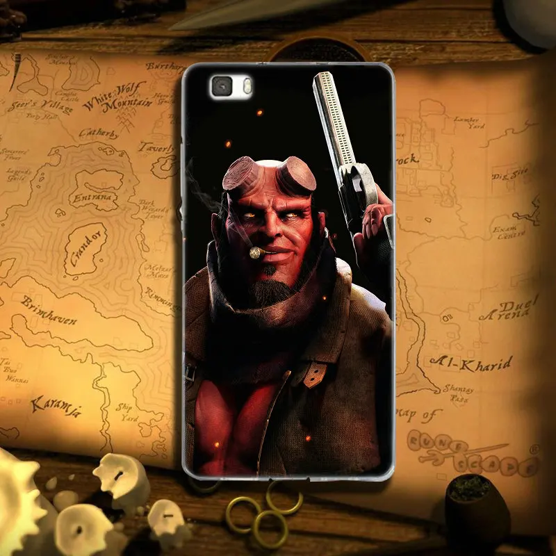 Soft TPU Silicone Phone Cases for Huawei P7 P8 P9 P10 P20 P30 P Smart Lite Pro 2017 Hero Hellboy Movie Artwork | Мобильные телефоны