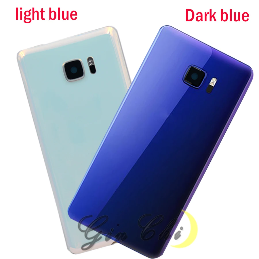 5,7 для htc U ультра задняя крышка стеклянная дверь корпус чехол для htc U ultra U-1u 2PZF1 крышка батареи с объективом камеры