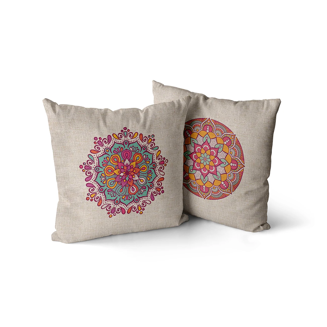 Мех белье Наволочка на подушку в стиле Бохо Подушка Чехол Мандала марокканский