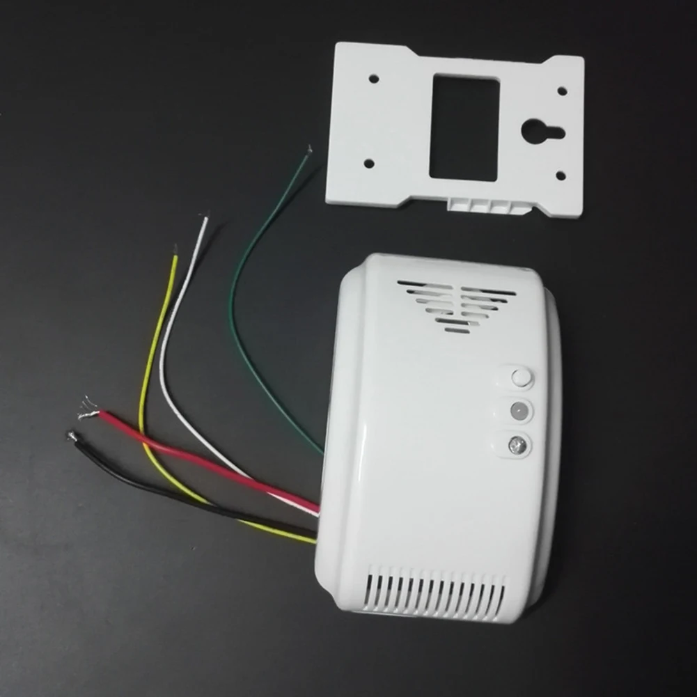 

Sound Light Gas Detector Alarm 12V Wall Natural Smoke Sensor Propane Butane LPG for Household Kitchen Protection