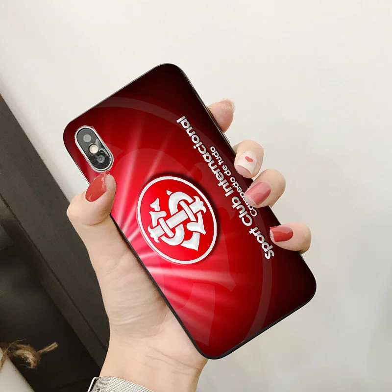 Чехол для телефона FC Internacional RS iPhone XR 11 Pro XS Max X 5S силиконовый чехол iphone 7 8 6 S Plus