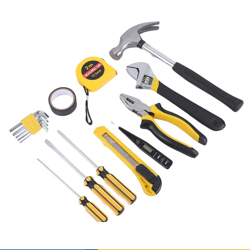 

16-piece set of household woodworking tools, car repair, hand tool set, household tool set