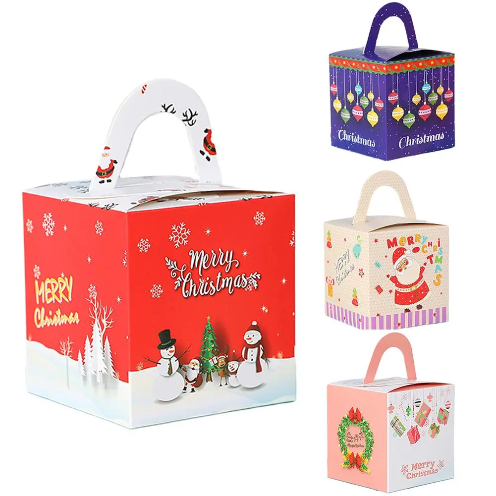 20 шт. Рождественская Подарочная коробка бумажная для хранения вечерние коробки