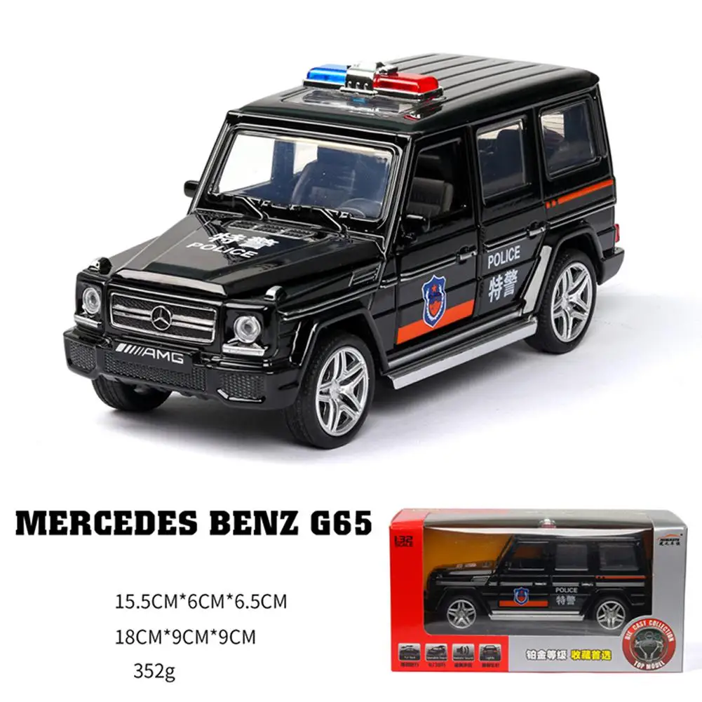 RCtown 1:32 моделирование полицейской машины детский автомобиль игрушка со звуковым