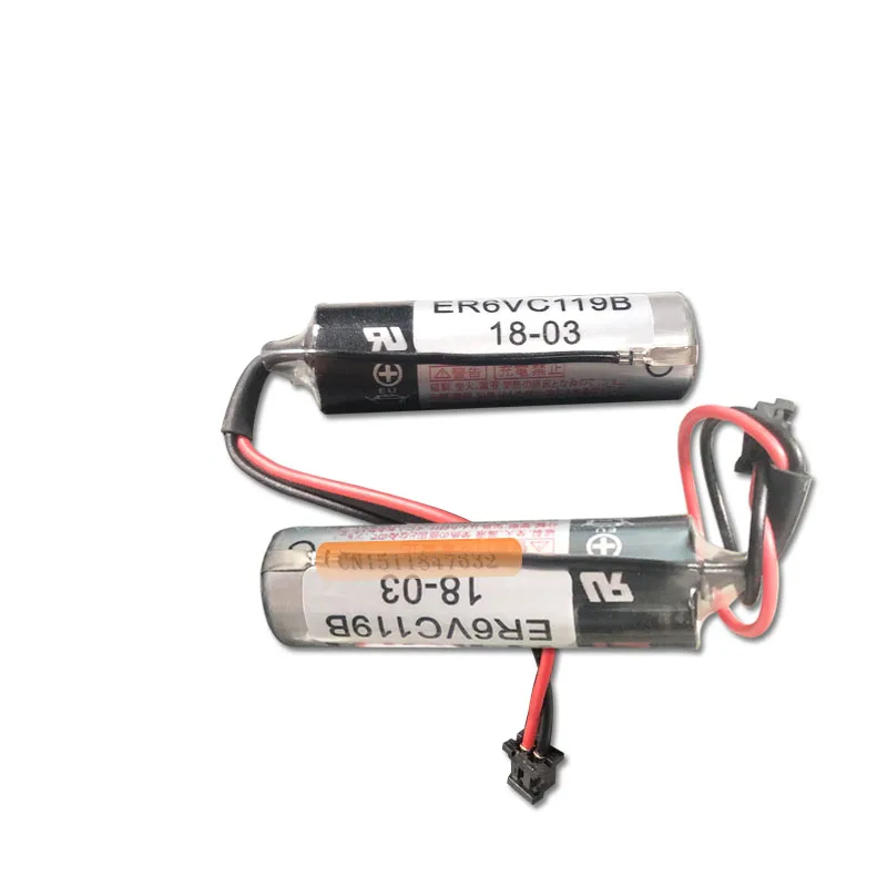 2 шт./лот 100% оригинальный новый для TOSHIBA ER6V ER6VC119B 3 6 в 2000 мАч ПЛК аккумулятор с