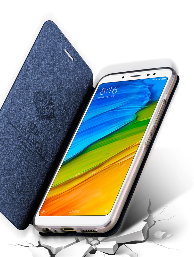 Чехол Mofi для Xiaomi Redmi Note 8 T, чехол для Redmi Note 5 Pro, роскошный кожаный чехол для Xioami Redmi 8 8A, силиконовый чехол
