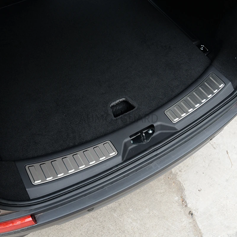 304 нержавеющая сталь задняя внутренняя дверь бампер протектор порога Накладка