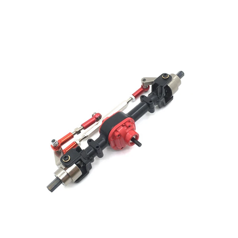 

for MN D90 D99S MN99S Metal Mesh Grille Intake Grille Cover & Steel Gear Front & Rear Bridge Axle Steering Cup Rod Set