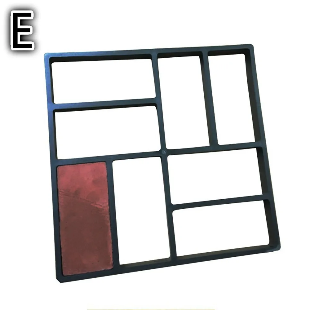 38 #2020 многоразовый цементный кирпич дизайн дорожной формы Изготовление Diy форма